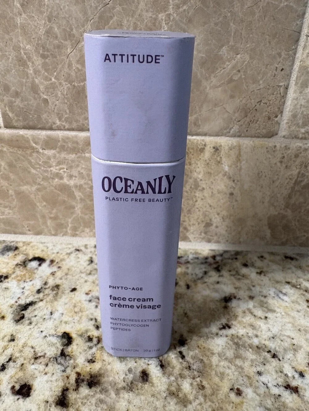 NEW ATTITUDE Oceanly Phyto-Age Face Cream Stick Watercress Peptides